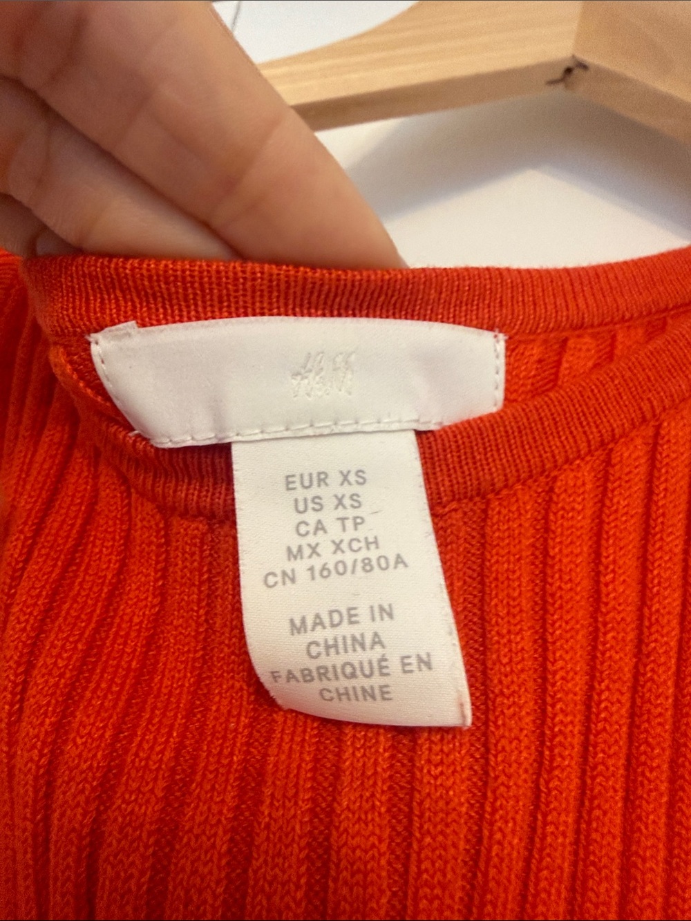 H&M Red Ribbed Maxi Tank Dress - Picture 2 of 3